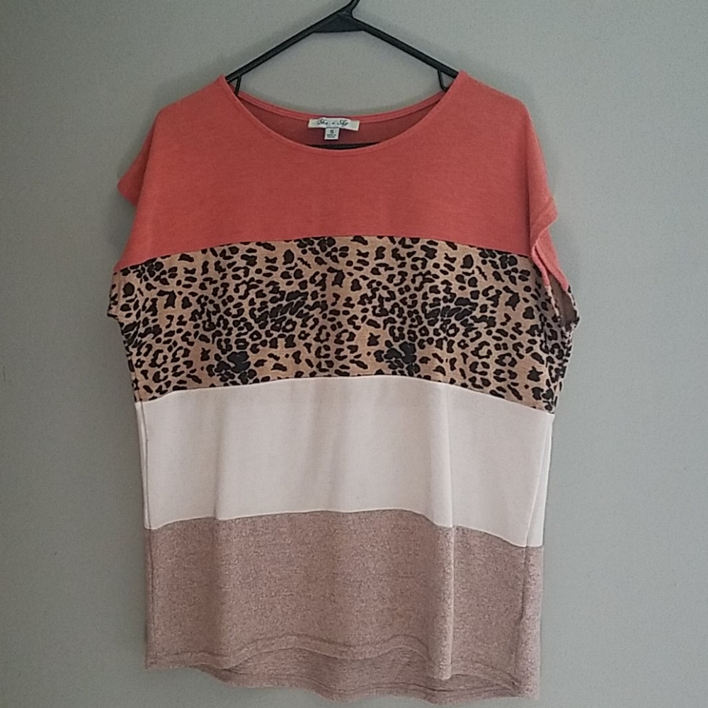 She & Sky Tunic Top